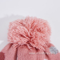 Pink color knitted hat for Child